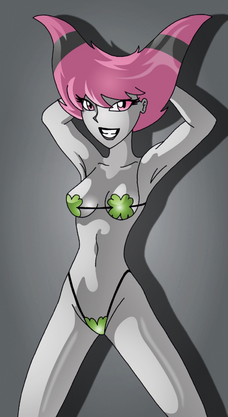 For bad girls like Jinx the more revealing swimsuit – the better! – Teen  Titans Hentai